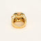 Bague 47 Bulgari (attribué à) - Bague dôme Marina B en or jaune 18K 58 Facettes