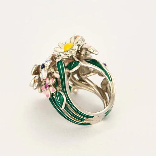 Bague 54 Dior Joaillerie Diorette - Bague cocktail en or blanc 18K 58 Facettes
