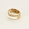 Bague 53 De Grisogono Allegra - Bague en or rose 18K, céramique blanche et diamants 58 Facettes