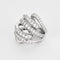 Bague 53 De Grisogono - Bague cocktail en or blanc 18K pavée de diamants 58 Facettes