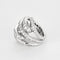 Bague 53 De Grisogono - Bague cocktail en or blanc 18K pavée de diamants 58 Facettes