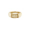 Bague 43 Van Cleef & Arpels Philippines - Bague en or jaune 18K, corail blanc et diamants 58 Facettes
