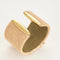 Bracelet De Grisogono - Bracelet manchette en or jaune 18K, galuchat et diamants 58 Facettes
