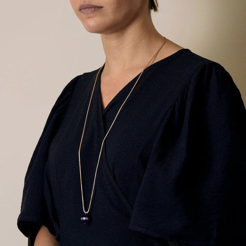 Collier Piaget Possession - Collier sautoir en or rose 18K et lapis-lazuli 58 Facettes