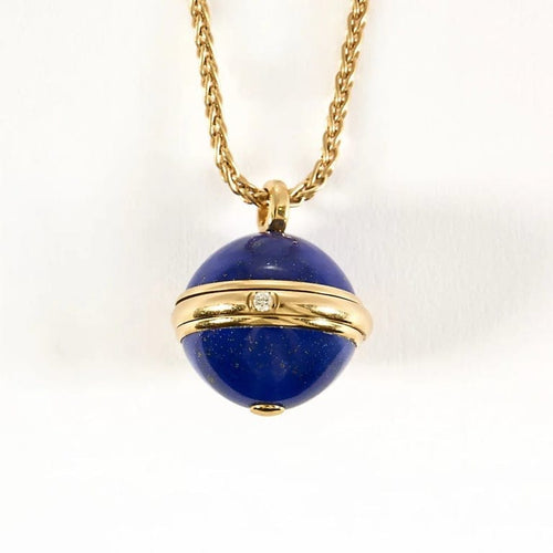 Collier Piaget Possession - Collier sautoir en or rose 18K et lapis-lazuli 58 Facettes