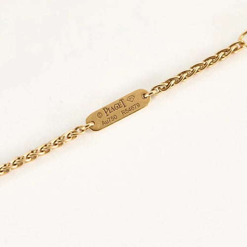 Collier Piaget Possession - Collier sautoir en or rose 18K, cornaline et diamant 58 Facettes