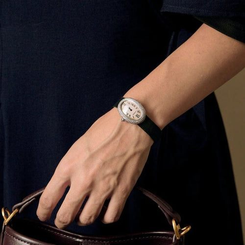Montre Cartier Baignoire - Montre en or blanc 18K et diamants 58 Facettes