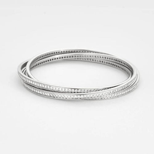 Bracelet Cartier Trinity - Bracelet en or blanc 18K 58 Facettes