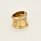 Bague 51 Pomellato - Bague écailles de crocodile en or rose sertie de diamants 58 Facettes