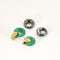 Boucles d'oreilles Van Cleef & Arpels - Boucles d’oreilles clips en or jaune, chrysoprases et hématites 58 Facettes