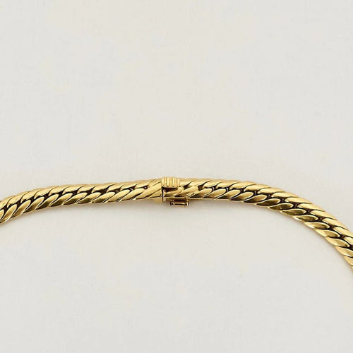 Collier René Boivin - Collier en or jaune 18K et émeraudes 58 Facettes