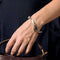 Bracelet Boucheron - Bracelet en or blanc 18K, calcédoine et cristal de roche 58 Facettes