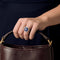 Bague 50 Bague en or blanc 18 K avec saphir de Ceylan et diamants 58 Facettes