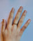 Bague 55 Dinh Van Impression Domino - Alliance en or blanc et diamants 58 Facettes 600