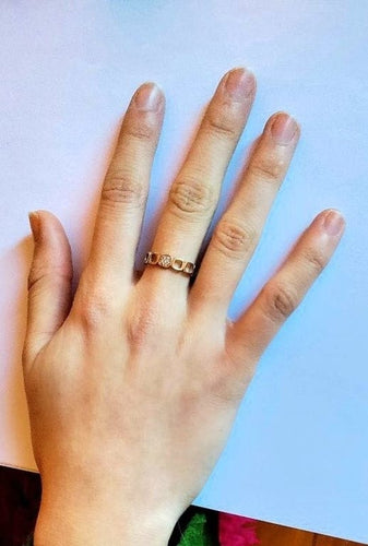 Bague 55 Dinh Van Impression Domino - Alliance en or blanc et diamants 58 Facettes 600