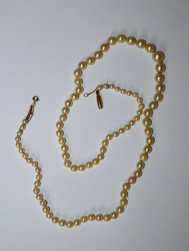 Collier Collier de perles de culture en chute, fermoir en or jaune 18 carats 58 Facettes 601