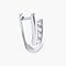 Boucles d'oreilles Boucles d'oreilles en or gris 18k et diamants taille brillant 0,40 ct 58 Facettes 395