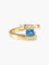 Bague 54 Bague saphir du Sri Lanka en or jaune 18 ct et diamants 58 Facettes 392