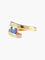 Bague 54 Bague saphir du Sri Lanka en or jaune 18 ct et diamants 58 Facettes 392