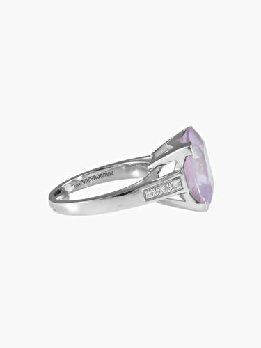 Bague 52 Mauboussin Gueule d’amour - Bague en or gris 18k et diamants 58 Facettes 373