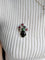 Pendentif Broche-pendentif panier de fleurs Art déco en or blanc 18 k 58 Facettes 446