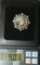 Broche Broche miniature XIXe en argent et vermeil, perles 58 Facettes 445