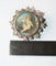 Broche Broche miniature XIXe en argent et vermeil, perles 58 Facettes 445