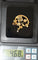 Broche Broche Art Nouveau florale en or jaune 18k avec perle 58 Facettes 449