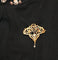 Pendentif Broche-pendentif Art nouveau en or jaune 18 k et platine 58 Facettes 447