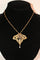 Pendentif Broche-pendentif Art nouveau en or jaune 18 k et platine 58 Facettes 447