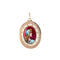 Pendentif Louis Clément - Pendentif médaille émaillée en or jaune 18k 58 Facettes 465