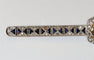 Broche Broche-barrette Art déco en or jaune et platine, saphirs et diamants 58 Facettes 440