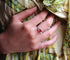 Bague 53.5 Bague en or blanc 18 ct avec spinelle naturel et diamants 58 Facettes 397
