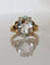 Bague 54 / Aigue-marine Bague en or jaune 18k sertie d’une aigue-marine ovale 4,93 ct 58 Facettes 515