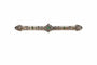 Broche Broche-barrette Art déco en or 18k avec émeraudes, perles et diamants 58 Facettes 525
