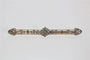 Broche Broche-barrette Art déco en or 18k avec émeraudes, perles et diamants 58 Facettes 525
