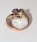 Bague 51.5 Bague Vous et Moi - Bague ancienne en or jaune 18k et argent 58 Facettes 513