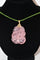 Pendentif Pendentif en quartz rose sculpté et or jaune 18 ct 58 Facettes 537