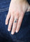 Bague 55 Bague aigrette - Diamants et saphir en or jaune et or blanc 18 carats 58 Facettes 553
