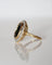Bague 53 Bague Pompadour en or jaune et gris avec saphir et diamants 58 Facettes 561