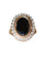 Bague 53 Bague Pompadour en or jaune et gris avec saphir et diamants 58 Facettes 561