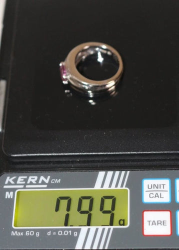 Bague 50 Boucheron Axelle - Bague en or blanc 18 carats et saphir rose 58 Facettes 042