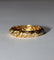 Bague 51 Alliance godronnée en or jaune 18 carats et diamants 58 Facettes 569.3