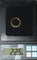 Bague 51 Alliance godronnée en or jaune 18 carats et diamants 58 Facettes 569.3