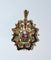 Pendentif Napoléon III - Pendentif broche en trois ors 18 carats, grenat et diamants 58 Facettes 571