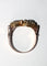Bague 55 Bague duo ancienne en or jaune 18 carats, perles et pierres bleues 58 Facettes 573