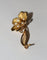 Broche Broche fleur rétro en or jaune 18 carats et perles 58 Facettes 570