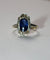 Bague 53 Bague Belle Époque en or jaune et blanc, saphir et diamants 58 Facettes 579