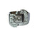 Bague 46 Bague chevalière Art déco en or blanc et platine avec diamants 58 Facettes 584
