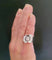 Bague 46 Bague chevalière Art déco en or blanc et platine avec diamants 58 Facettes 584